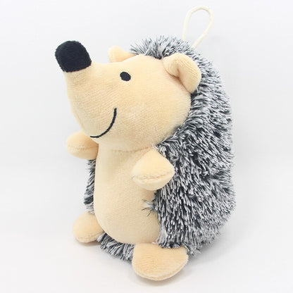 Soft Plush Hedgehog Dog Toy